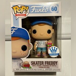 Skater Freddy #60 Funko Pop MIB Exclusive Skateboard Everett HQ